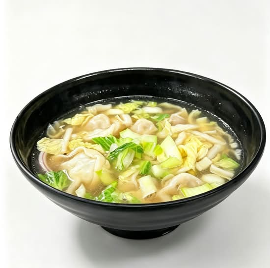 Handmade Pork and Vegetable Wonton Soup（6PCS）荠菜猪肉·大馄炖